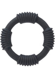 Adonis  - Hercules Silicone Rings - Black