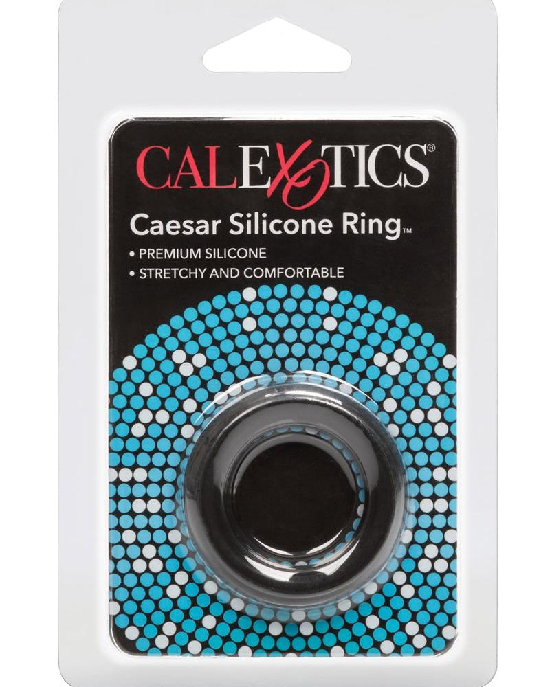 Adonis -  Caesar Silicone Rings - Black/Red