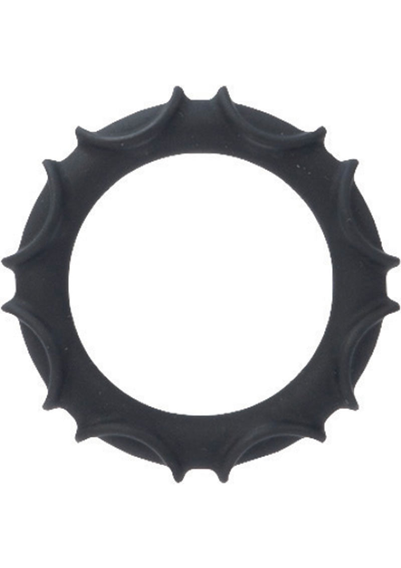 Adonis - Atlas Silicone Rings - Black