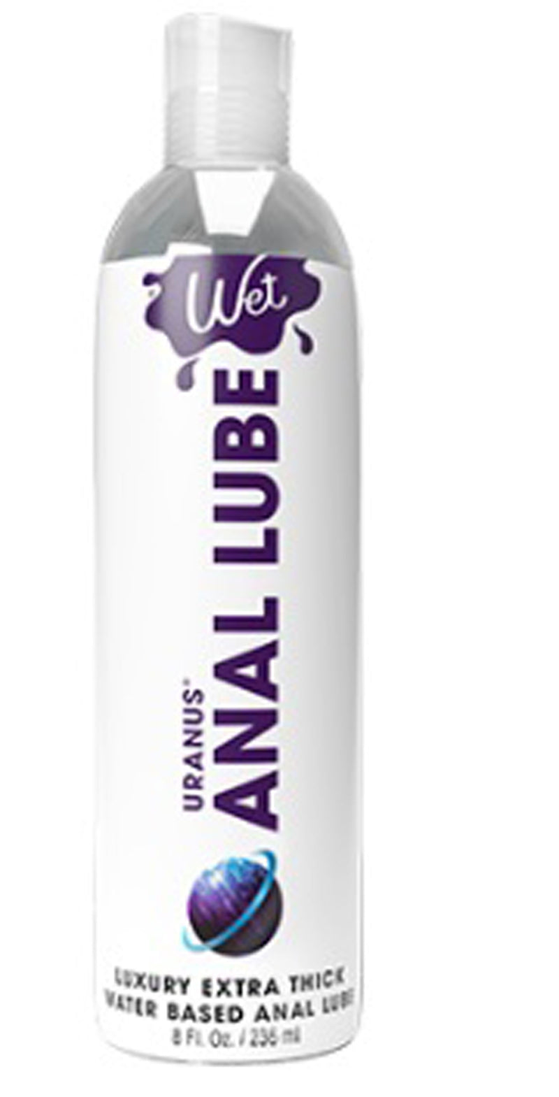 "Wet Anal Lube 8oz Uranus Extra Thick Water Based WT35028"