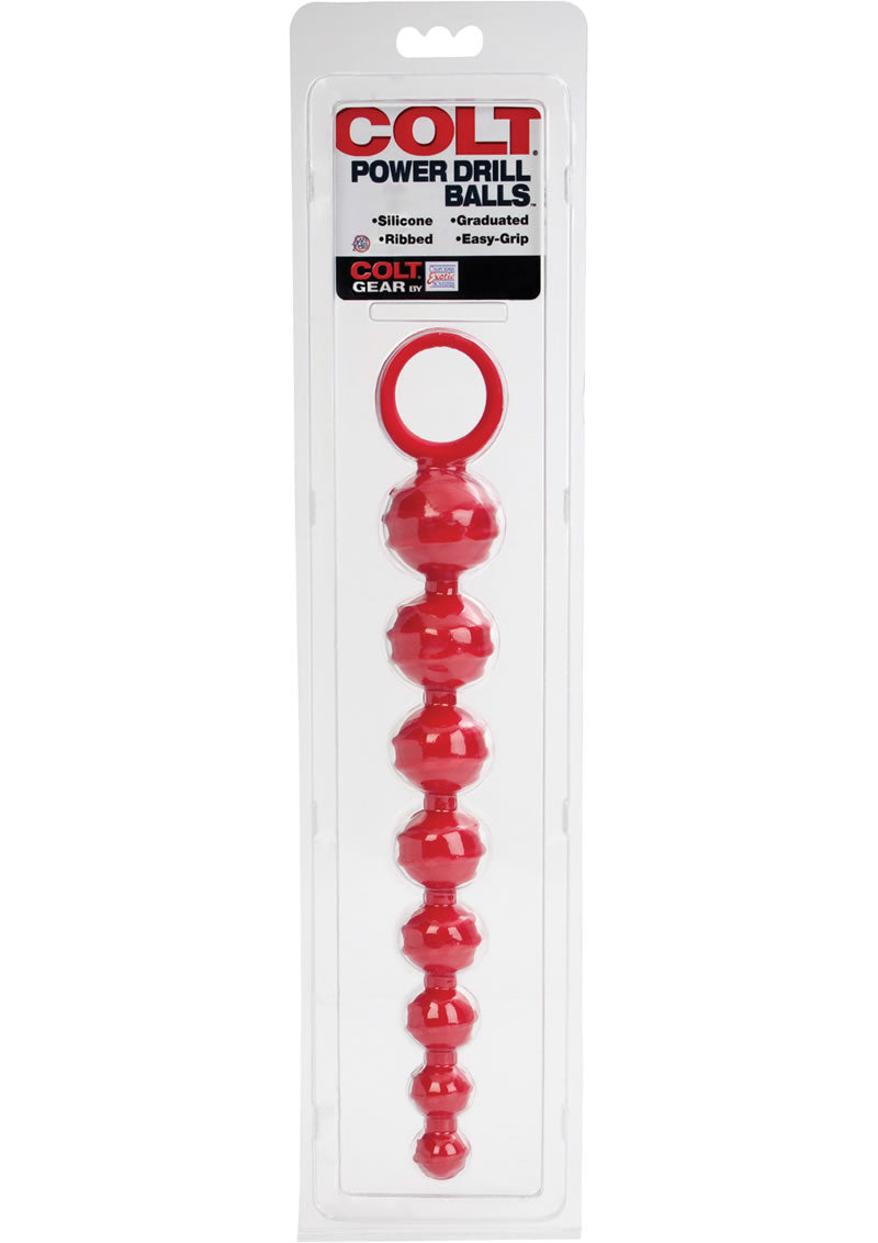 COLT POWER DRILL SILICONE BALLS - BEADS RED