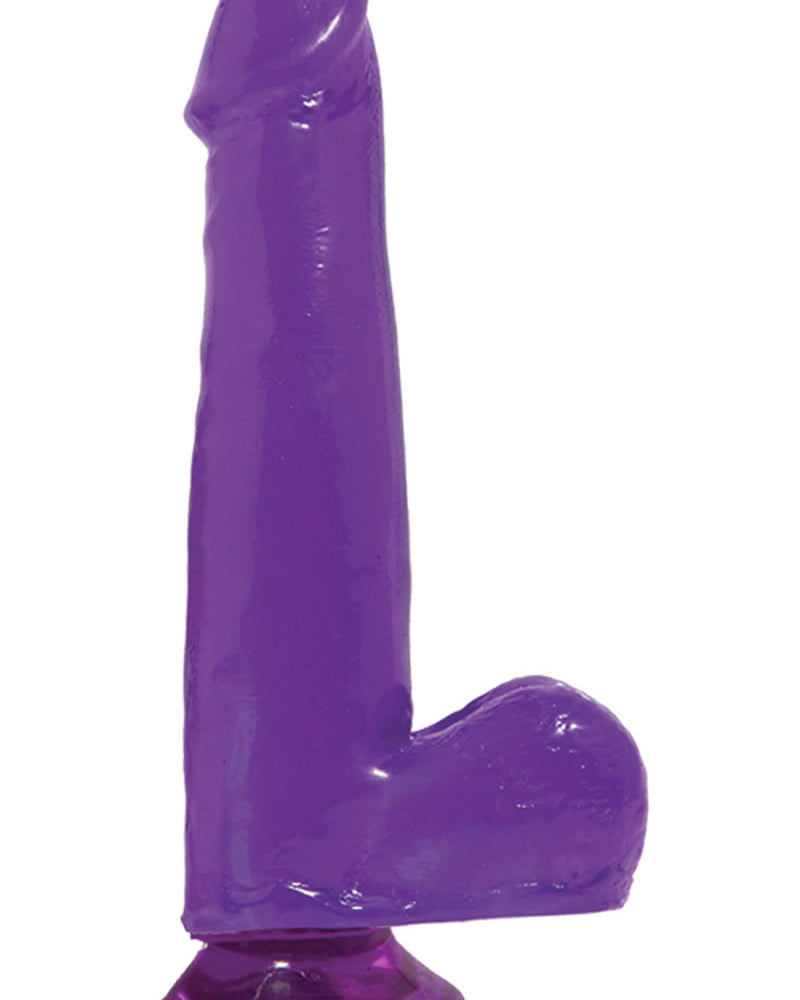 Basix 7.5 pulgadas Dong con ventosa púrpura