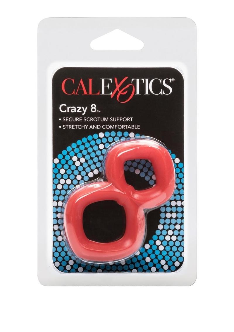 Crazy 8 Cock Ring Red