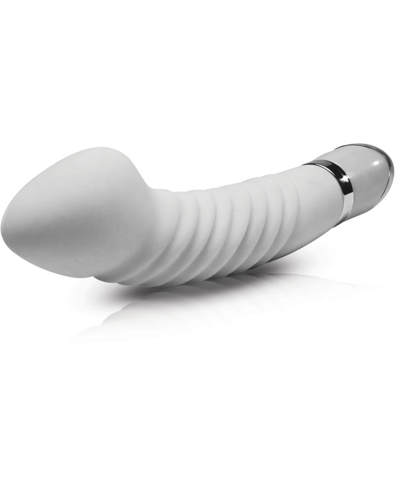 Vibrador pequeño de silicona Le Reve, resistente al agua, 5,5 pulgadas, color blanco