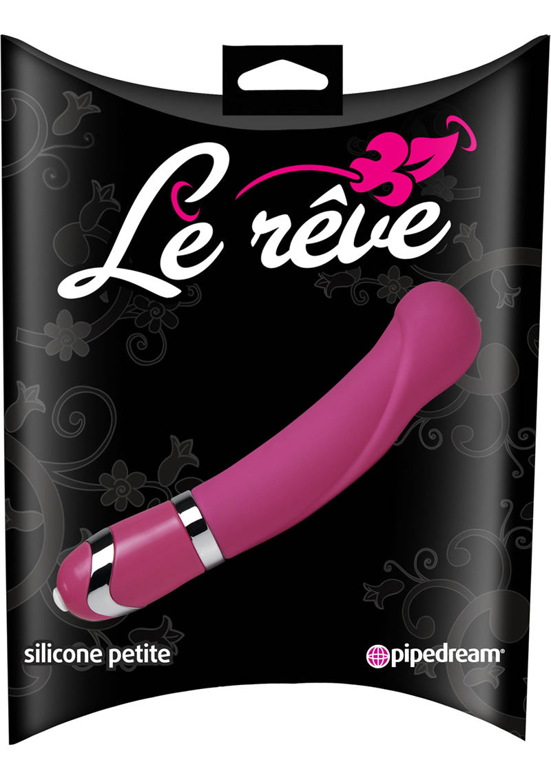 Vibrador pequeño de silicona Le Reve, resistente al agua, 5,5 pulgadas, color rosa