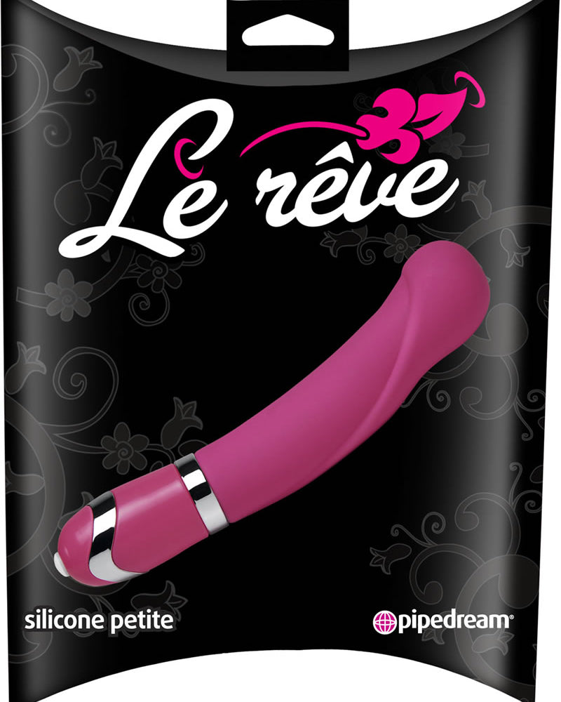 Vibrador pequeño de silicona Le Reve, resistente al agua, 5,5 pulgadas, color rosa