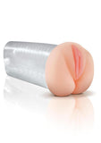 Pipedream Extreme Deluxe See Through Stroker Masturbator Clear