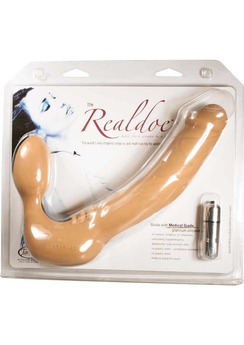 Realdoe - Correa de silicona sin tirantes, 6 pulgadas, color carne