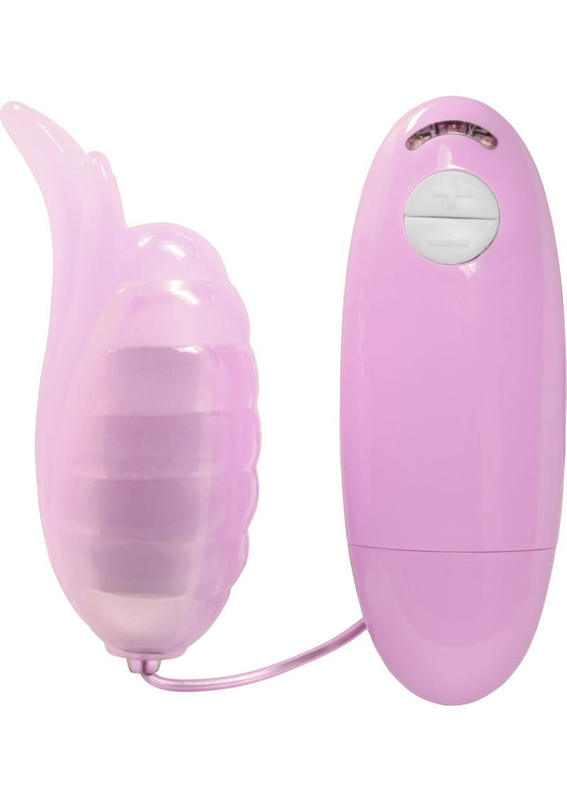 Bala vibradora Passion Clit Tickler con punta vibrante, 5 velocidades, resistente al agua, color lavanda