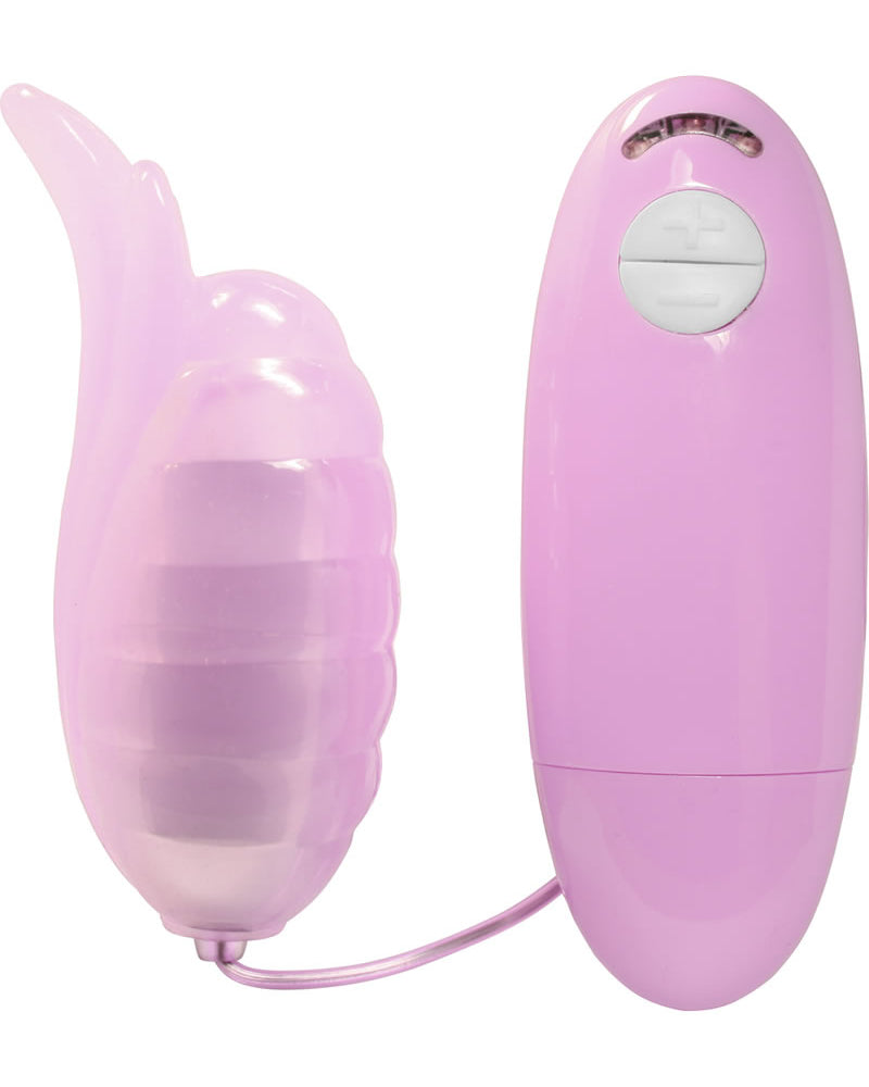 Bala vibradora Passion Clit Tickler con punta vibrante, 5 velocidades, resistente al agua, color lavanda