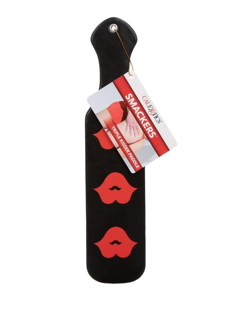 Smackers Triple Kisser Paddle Black and Red