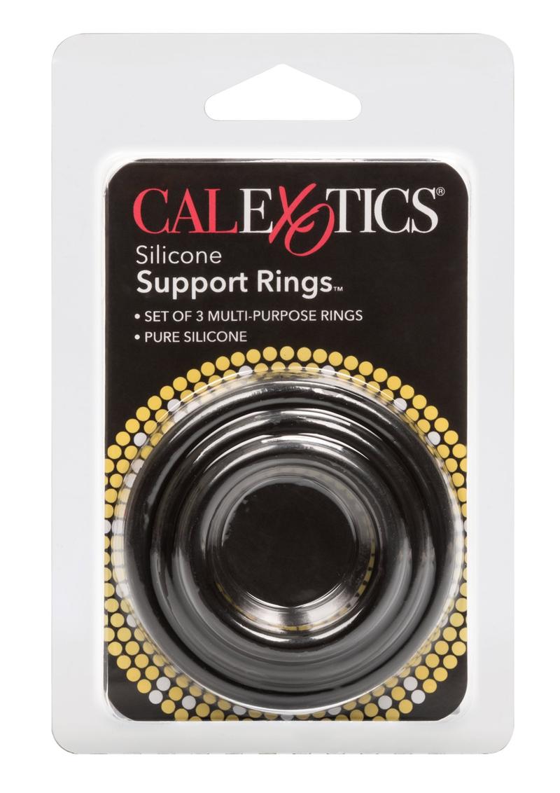 Silicone Support Rings Medium Large And Extra Large Black