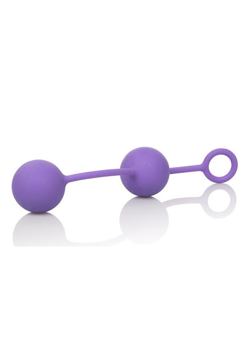 LIA LOVE BALLS WEIGHTED 8 INCH PURE SILICONE PURPLE