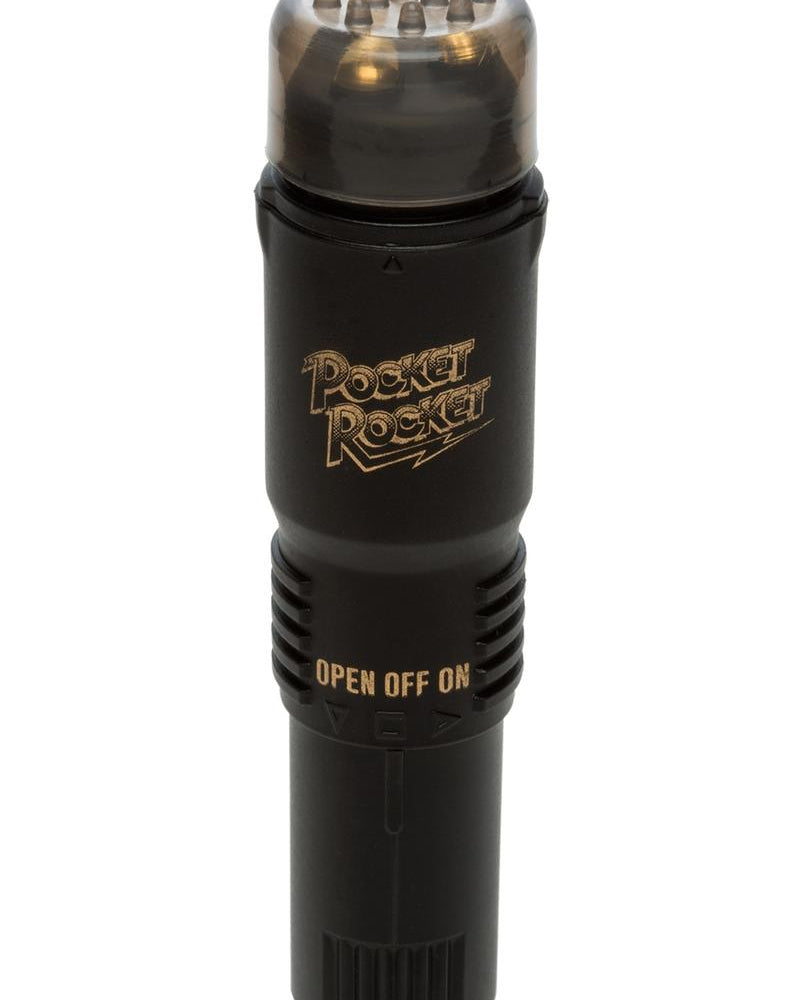 Pocket Rocket Limited Edition Mini Massager Velvet Touch Black