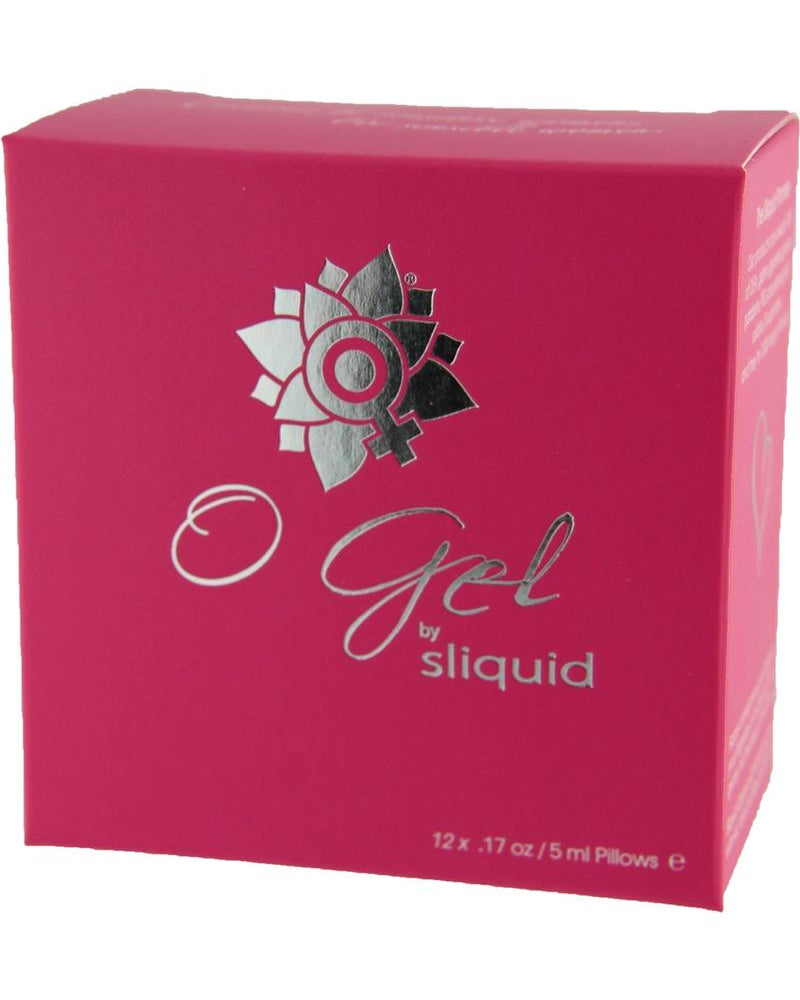 Gel Sliquid Organics O Gel, 5 mililitros, 12 unidades por paquete