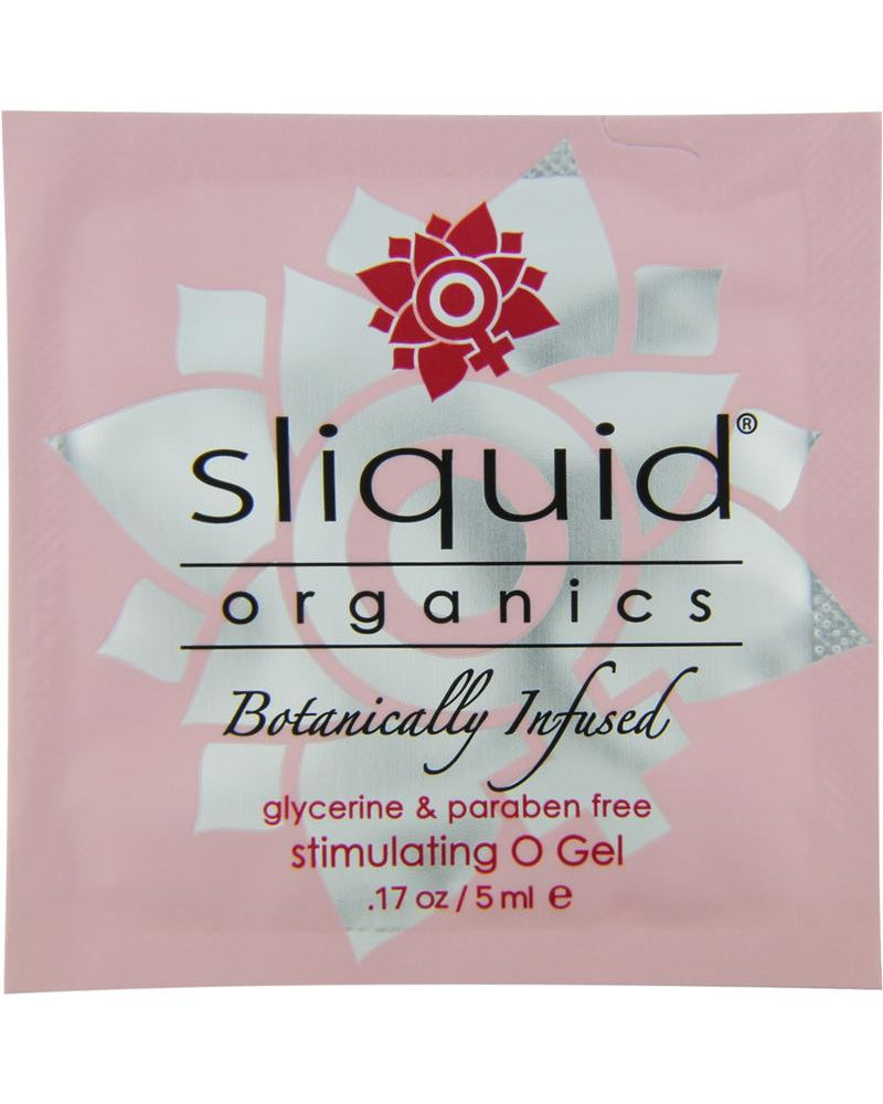 Gel Sliquid Organics O Gel, 5 mililitros, 12 unidades por paquete