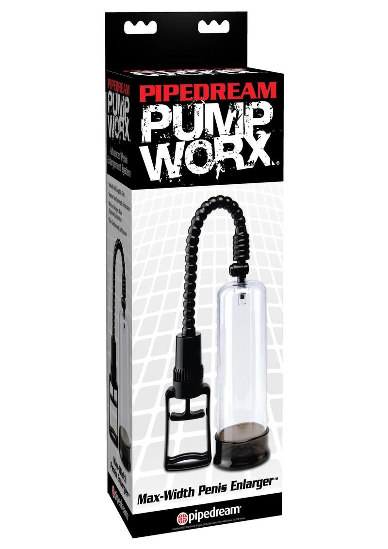 Pump Worx Max Width Penis Enlarger Clear