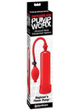 Pump Worx Beginners Power Pump With Cockring Red