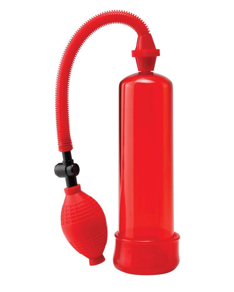 Pump Worx Beginners Power Pump With Cockring Red