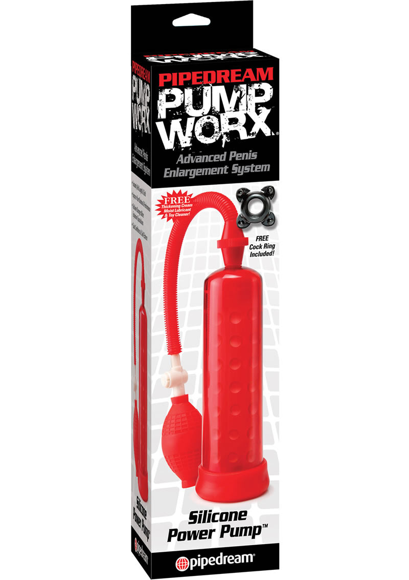 Bomba de potencia de silicona roja Pump Worx