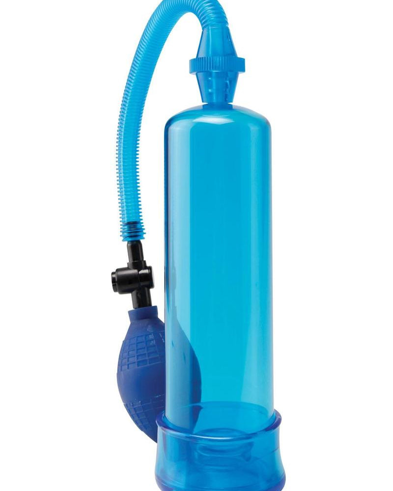 Pump Worx Beginners Power Pump With Cockring Blue