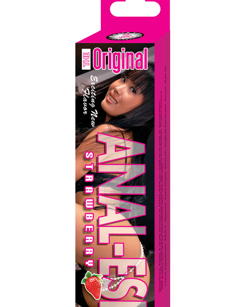 Anal Ese Flavored Desentizing Lubricant Strawberry 0.5 Ounce