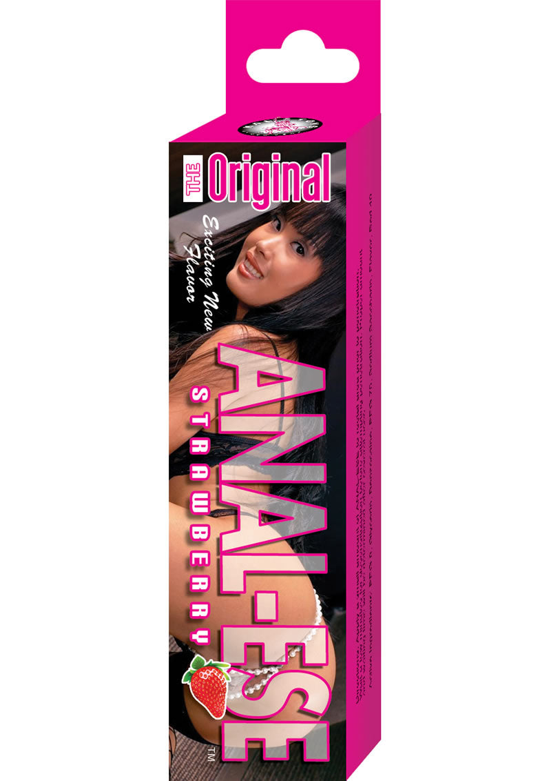 Lubricante anal Anal Ese sabor fresa, 1,5 onzas