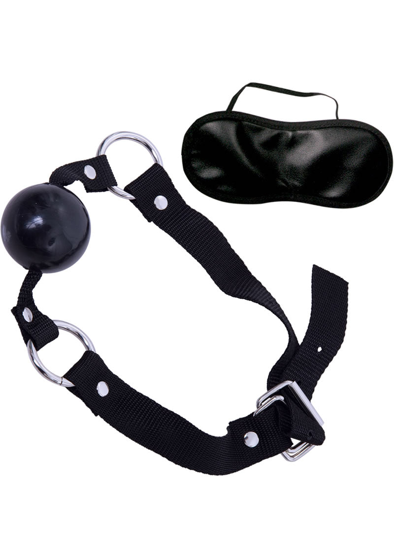 Dominant Submissive Ball Gag Black