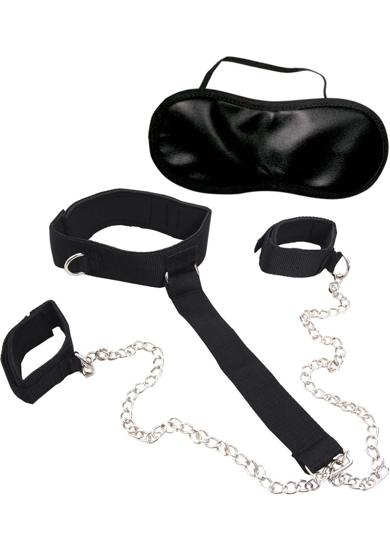 Dominante Sumisa 2 Esposas Y Collar Negro