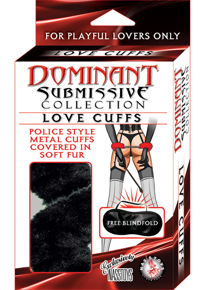 Dominant Submissive Love Cuffs Black