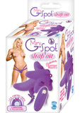 Mini G Spot Strap On Waterproof Purple