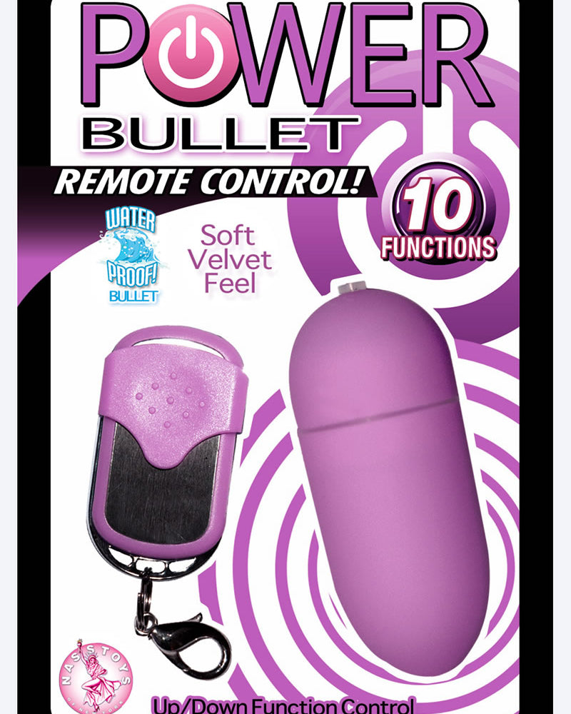 Control remoto Power Bullet resistente al agua de 3 pulgadas, color morado