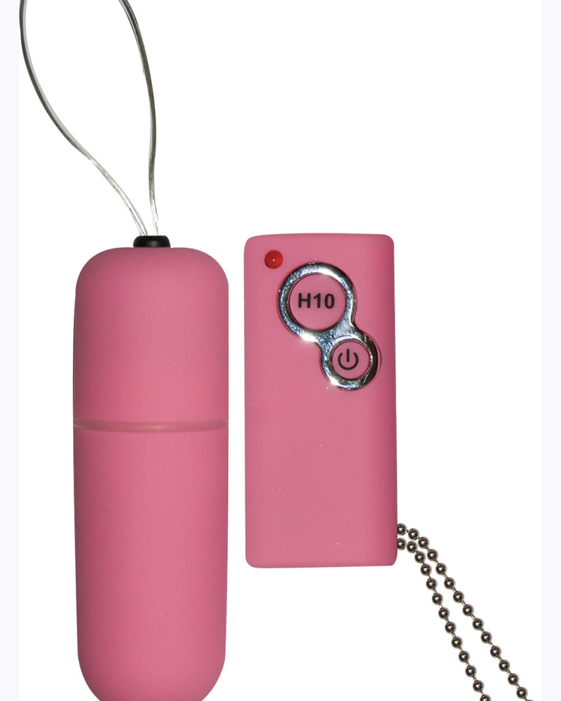 Control remoto tipo bala Power Slim resistente al agua de 2,5 pulgadas, color rosa