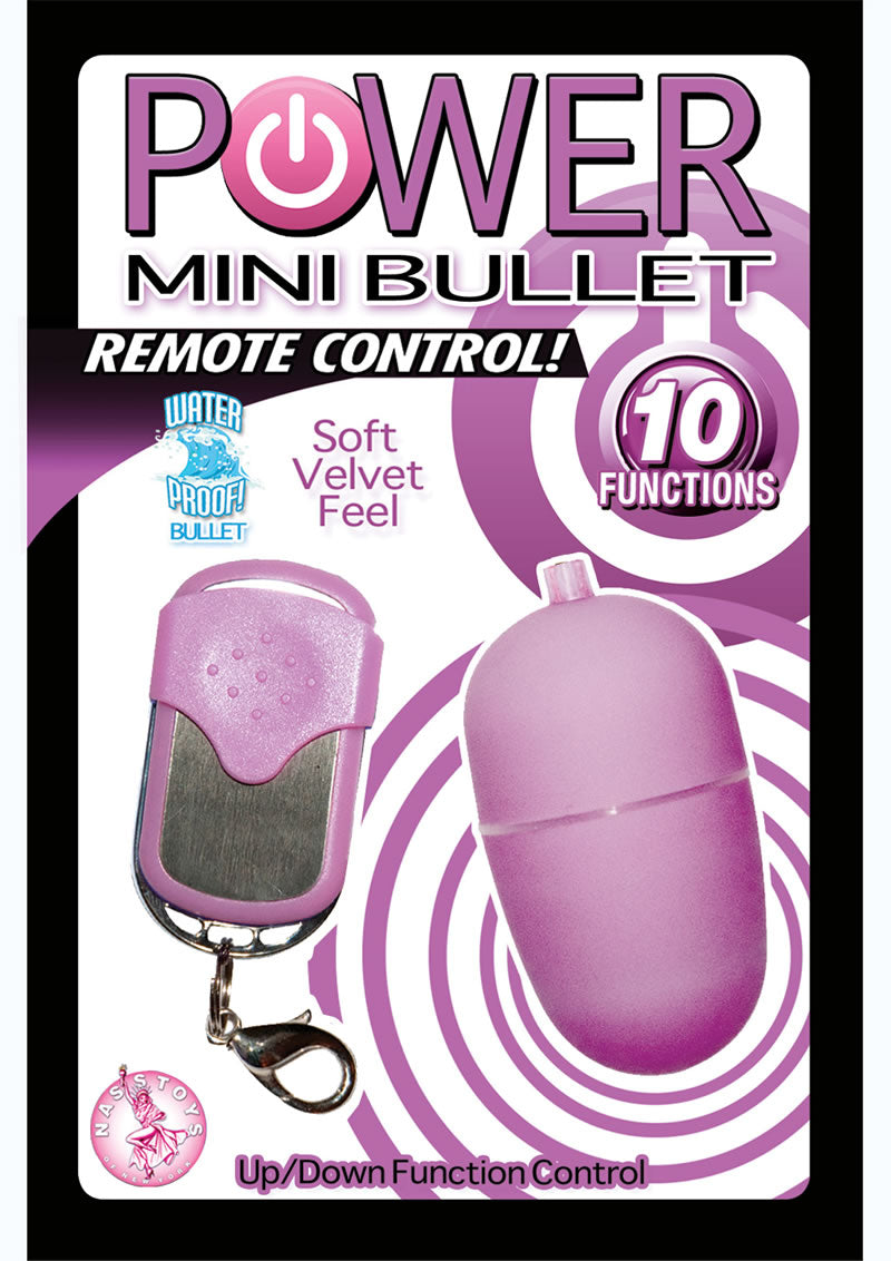 Minibala Power con control remoto, resistente al agua, de 2,25 pulgadas, color morado