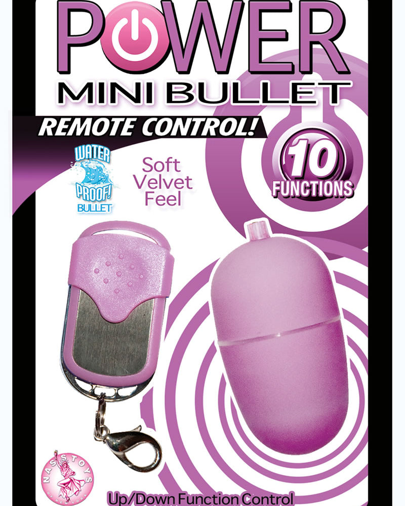 Minibala Power con control remoto, resistente al agua, de 2,25 pulgadas, color morado