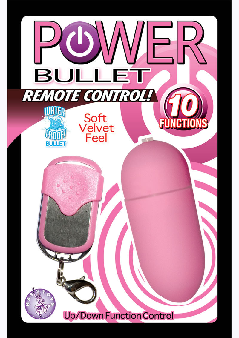 Control remoto Power Bullet resistente al agua de 3 pulgadas de color rosa