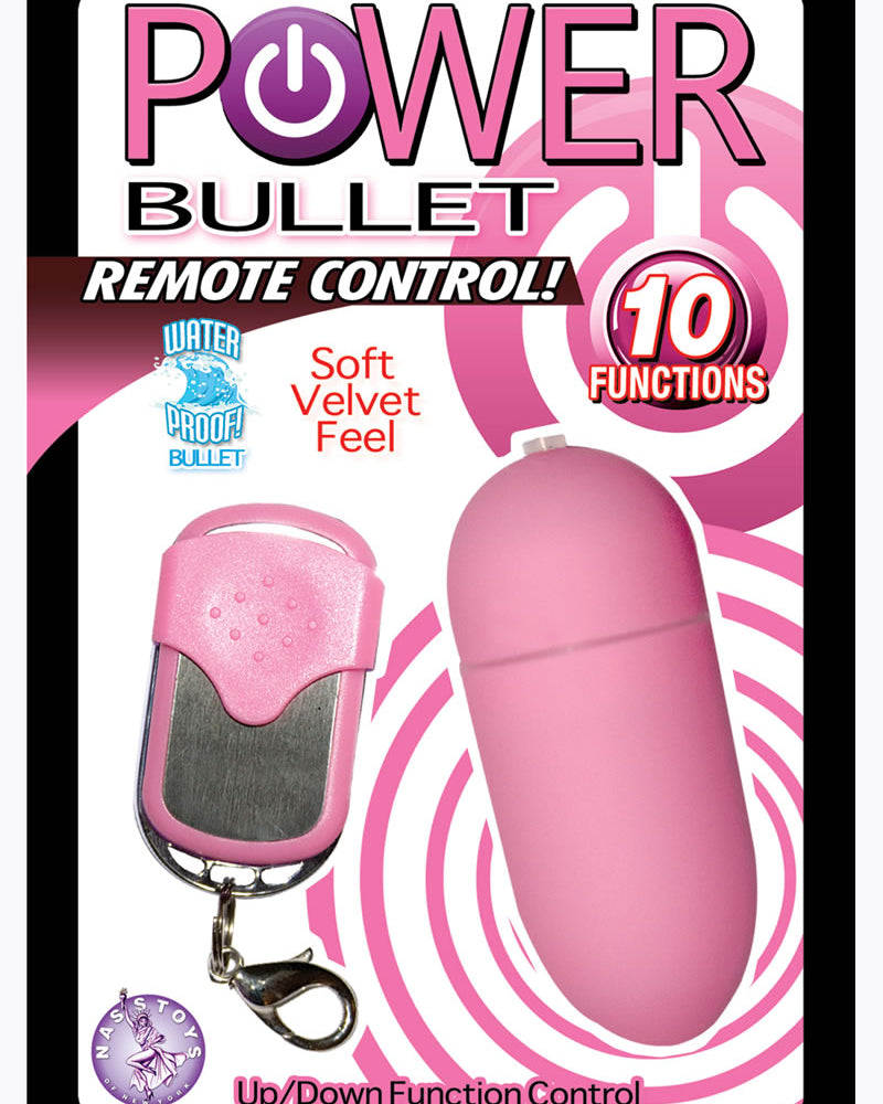 Control remoto Power Bullet resistente al agua de 3 pulgadas de color rosa
