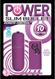 Power Slim Bullet Remote Control Waterproof 2.5 Inch Purple