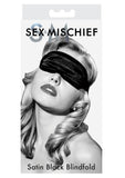 Sex Mischief Satin Blindfold - Black