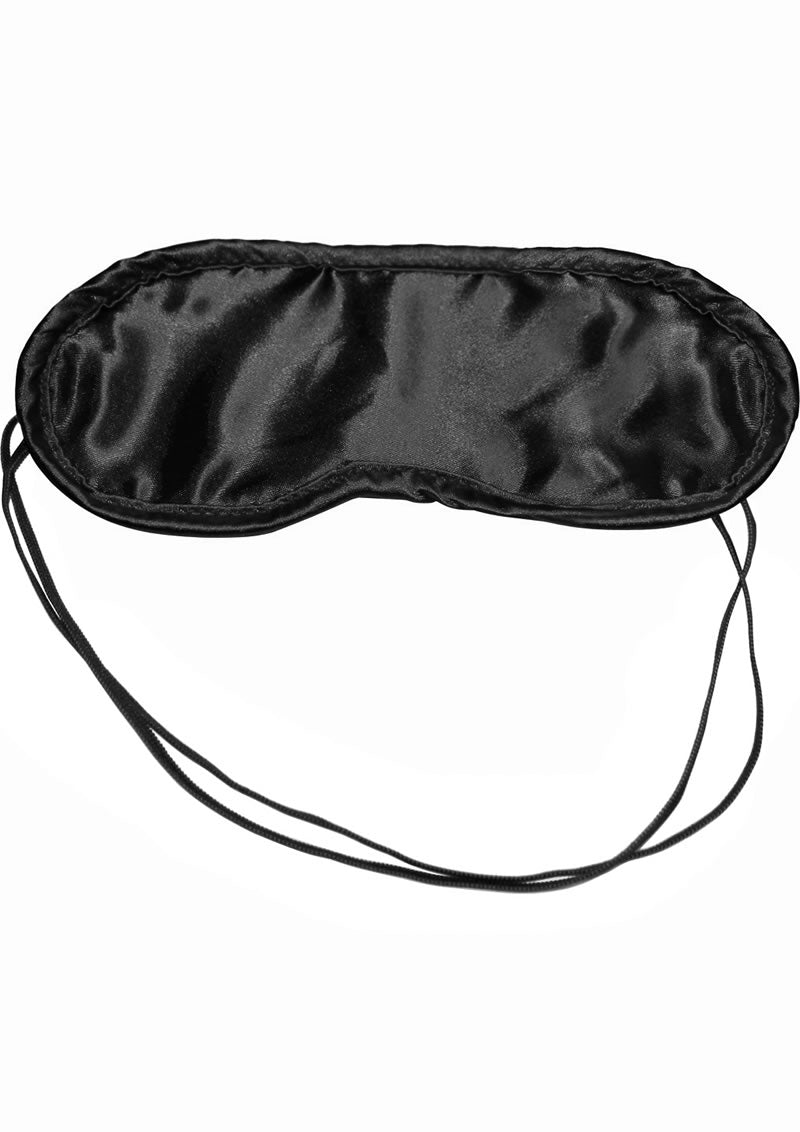 Sex Mischief Satin Blindfold - Black