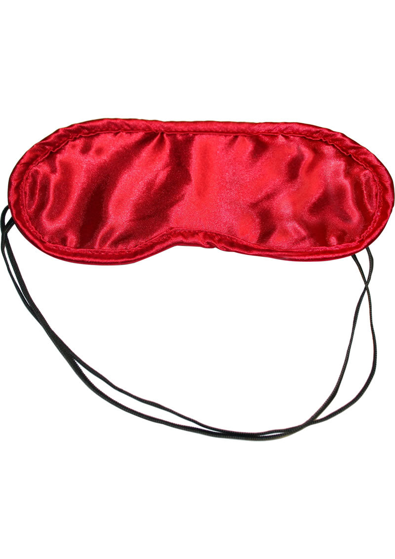 Sex Mischief Satin Blindfold- Red