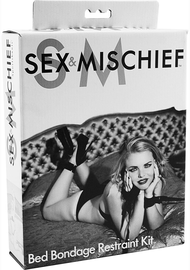 Sex Mischief Bed Bondage Restraint Kit