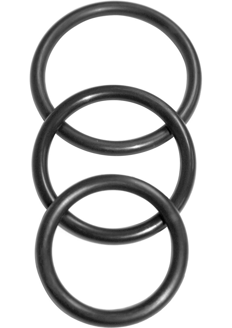 Sex Mischief Nitrile Cock Ring 3 Pack