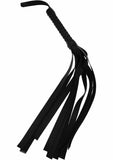 Sex and Mischief Faux Leather Flogger Black
