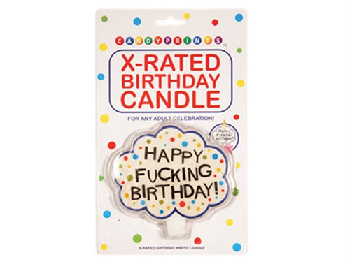 "X-Rated Birthday Candle CP-549"