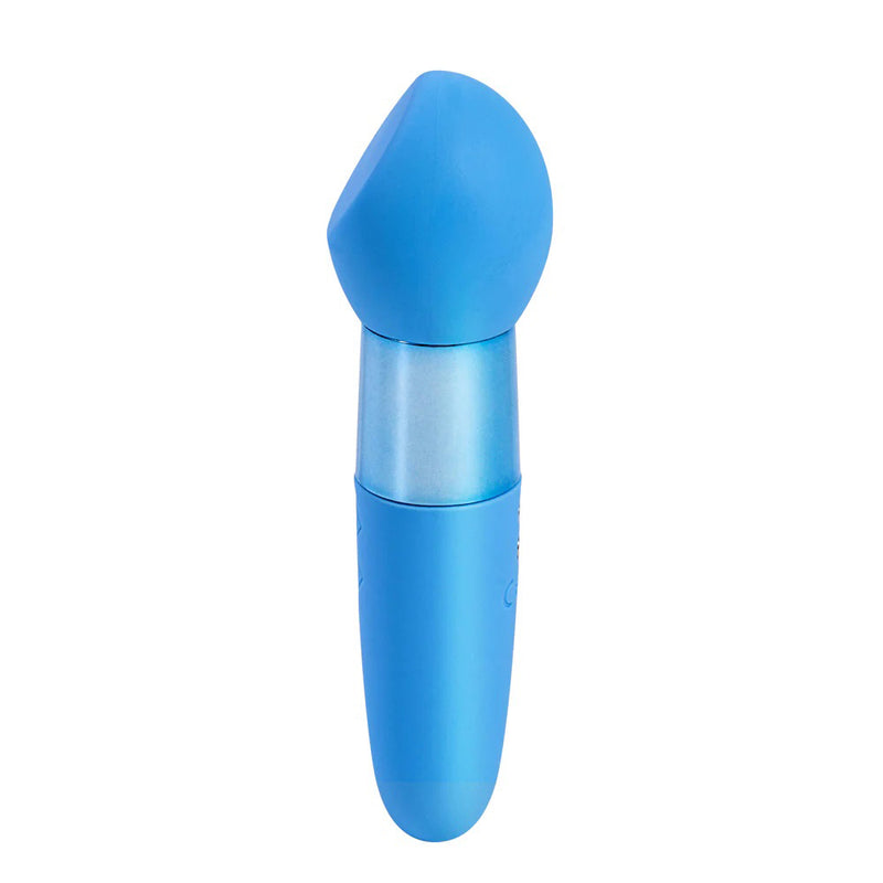 "Rina Rechargeable Dual Motor Silicone 15- Function Vibrator - Blue MTMA23-03-B7"