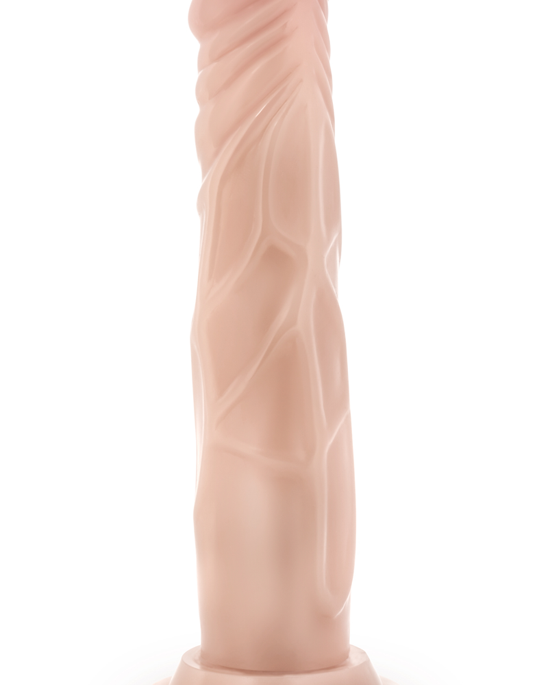 "Dr. Skin Silicone - Dr. Carter - 7 Inch Dong With Suction Cup - Vanilla BL-26523"