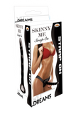 Wet Dreams Skinny Me Strap-on - Black