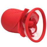 Lily Lover Sucking and Vibrating Clitoral Stimulator- Red