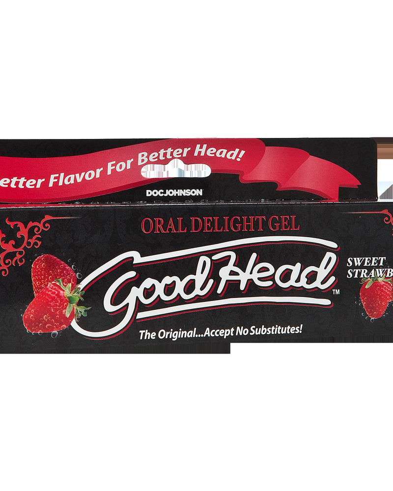 Good Head Oral Delight Gel 4 Oz - Sweet Strawberry
